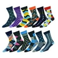 thumbnail image 1 of Urban Understuff Men's Fun & Bold Patterned Socks (12-Pack), 1 of 3