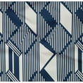 thumbnail image 4 of oneOone Popeline en Coton Biologique Sergé Tissu Imprimé Géométrique Parallélogramme et Triangle 1 Yard 42 Pouces de Large, 4 of 4
