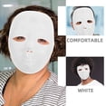 thumbnail image 3 of OULII 4Pcs DIY Masks For Artists Plastic White Blank Masks For Masquerade Events, 3 of 8