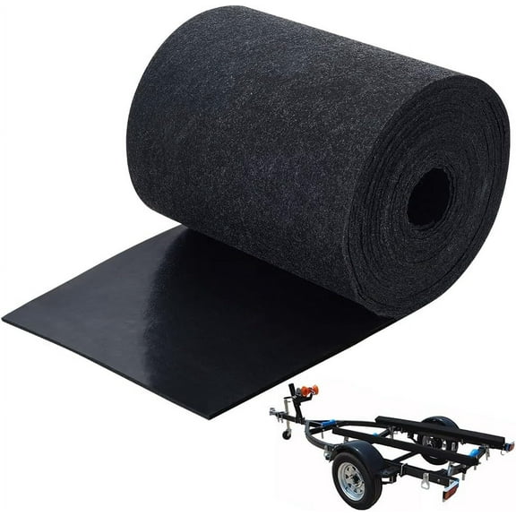 26ft x 7.8Inch Gray Boat Trailer Bunk Carpet PVC Speaker Box Carpet Dust Proof for Home, Auto, Boat, Marine, Truck & Car Trunk Liner