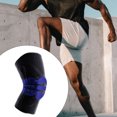 thumbnail image 3 of Rodillera a Prueba de Choques, Soporte, Protector de Manga de Compresión para , Protector para , Bicicleta, Ejercicio, Levantamiento D Violeta XL Sunnimix Soporte protector de rodilla, 3 of 7