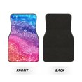 thumbnail image 2 of Fotbe Rainbow Glitter Cute Juego de 4 Tapetes para Auto con Estampado – Alfombrillas de Goma Reforzada, Diseño Antideslizante, Protección para Todo el Año – Vehículos, Autos, Camionetas y SUVs, 2 of 7