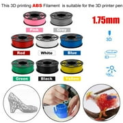 3D Filament ABS Supplies 1.75mm 3D Printer Filament Printing Materials Roll 1KG For 3D Printing Pen Engineer Drawing Art