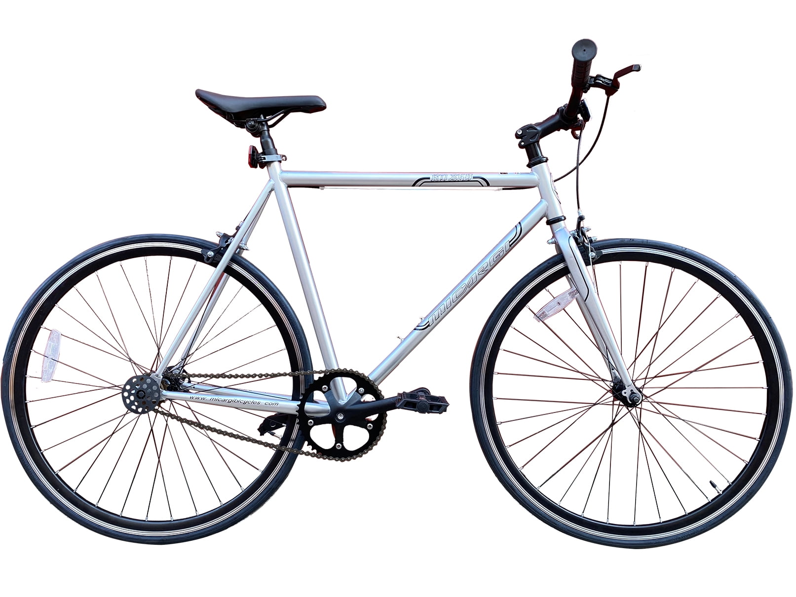 Micargi RD-269-53 Fixie in Chrome Silver - Walmart.com