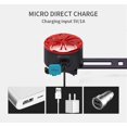 thumbnail image 5 of USB Charging Bicycle Lamp, 12 Lighting Mode Lightweight Rechargeable Bike Taillight for Night Riding, Red/White, 5 of 5