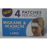 Wellpatch Migraine and Headache Cooling Patch 4 Ea/ 7 Pack