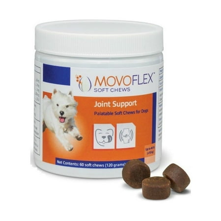 UPC: 0814514020030 | MOVOFLEX Joint Support for Small Dogs Soft Chews 60 Count