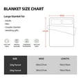 Blanket 50x70in Flannel Blanket, Soft Lightweight Plush Luxury Blanket