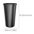 thumbnail image 3 of Car Trash Can with Lid, ABS Material Cup Holder Bin, Anti-Slip Base & Spring-Loaded Cover, Portable Vehicle Waste Bin for Car Truck SUV, Easy Clean Automotive Accessories, Multi-Use Organizer, 3 of 8