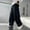 Black, variant on SERTG Boys Pants Straight Wide Leg Casual Sports Spring Fall Solid Color Comfortable Fit Trousers Everyday Wear Kids Pants(Black,13-14 Years)