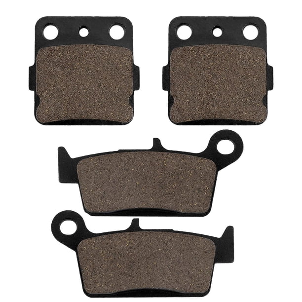 Pastillas de freno Sollon delanteras y traseras semimetálicas para Honda CR80/CR85