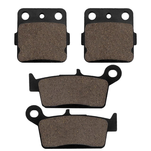Pastillas de freno Sollon delanteras y traseras semimetálicas para Honda CR80/CR85