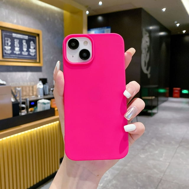 Solid color semi-enclosed frosted case for iPhone 17 Pro Max, shockproof phone case, soft protective case for Apple 12 Pro