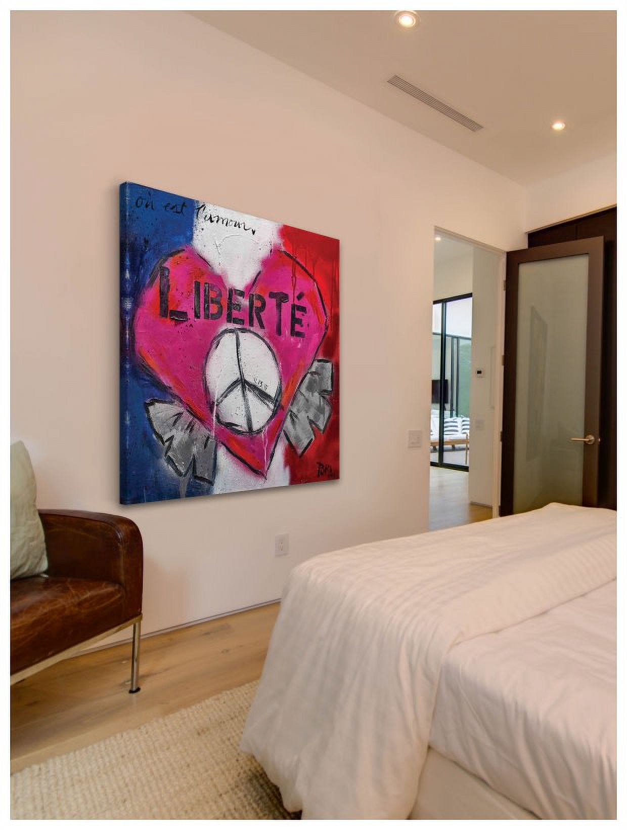 "Liberte" Painting Print on Canvas