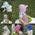 thumbnail image 3 of Kids Quick Dry Breathable Sun Hat Child Sun-proof Adjustable Beach Swim Cap, 3 of 4