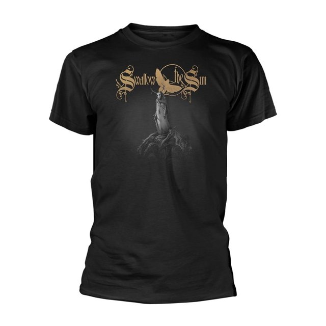 Swallow The Sun - Camiseta When A Shadow para Adultos Unisex (Negro)