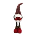 thumbnail image 3 of Vikakiooze Valentine's Day Decorations Red And Gray Knitted Retractable Faceless Doll, 3 of 9