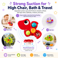 thumbnail image 4 of Dimoarch Baby Toys for 6-12 Months, 3Pcs Suction Cup Spinner Toys for Babies, Sensory Bath Toys for Toddlers 1-3, Infant Suction Toys for High Chair Bathtub Window, 4 of 9