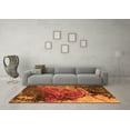 thumbnail image 3 of Ahgly Company Indoor Rectangle Abstract Orange Modern Area Rugs, 5' x 7', 3 of 4