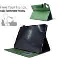 thumbnail image 4 of SaniMore for iPad Pro 11 2024 Wallet Case with Card Slots & Pen Holder [Auto Sleep] PU Leather Magnetic Ciasp Kickstand Shockproof TPU Shell Full-body Protctive Retro Cover, Green, 4 of 9