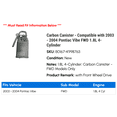 thumbnail image 2 of Carbon Canister - Compatible with 2003 - 2004 Pontiac Vibe FWD 1.8L 4-Cylinder - Replacement, 2 of 4