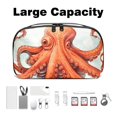 thumbnail image 3 of Fish Travel Case Storage Box Charger Case Organizer Cord Storage Organizer Box - Oxford Fabric Waterproof Electronic Digital Accessories Organizer Case, 5.9x9.44x3.14 in, 3 of 6