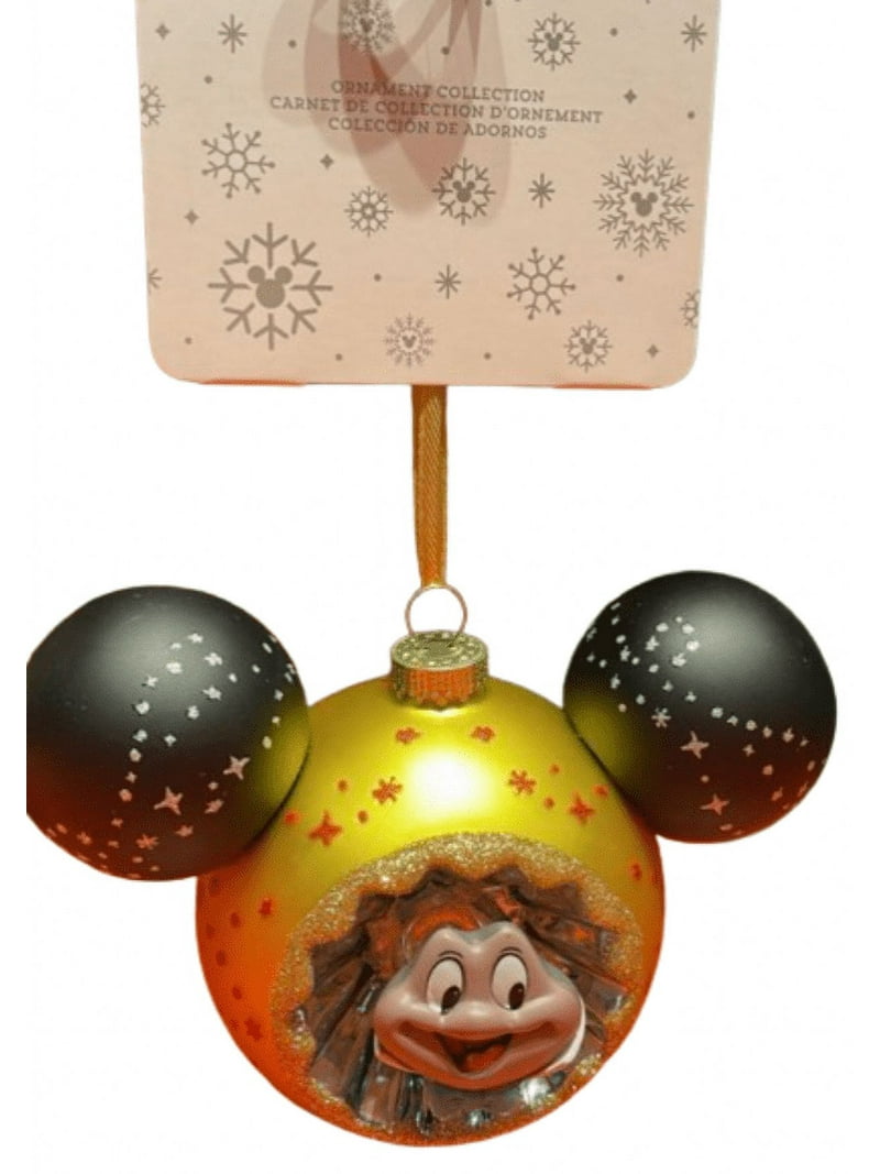 Disney Parks Walt Disney Mr Toad Icon Mickey Ears Glass Christmas