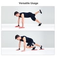 thumbnail image 5 of Unique Bargains Exercise Core Sliders, 230x180x7mm Dual Sided ABS EVA Foam Glider Discs, Red, 5 of 5
