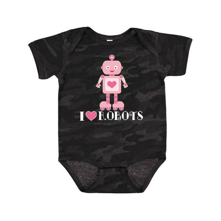 

Inktastic Robotics I Love Robots Girls Gift Baby Girl Bodysuit