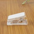 thumbnail image 4 of CSChome Clips Muraux Auto-Adhésifs Clips Muraux Transparents Taille Compacte Classeur Clips de Suspension Photo 50 Pcs, 4 of 6