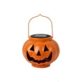 thumbnail image 4 of Halloween Lights Decor Pumpkin Solar Lantern, Jack O Lantern Pumpkin Lights for Halloween Decorations Outdoor, Weatherproof Fall Yard Decor for Yard, Home, 4 of 5