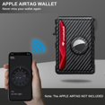 thumbnail image 4 of Cartera KIKVES Airtag para hombre con bloqueo RFID de fibra de carbono, 4 of 8