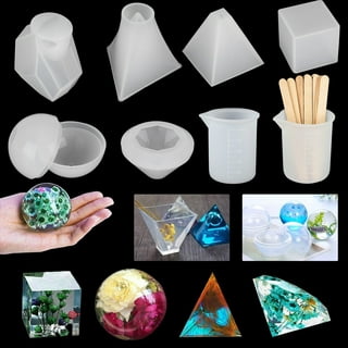 Let's Resin Silicone Mold Making Kit Liquid Silicone Rubber Non-Toxic Translucent Clear Mold Making Silicone-Mixing Ratio 1:1-Molding Silicone for