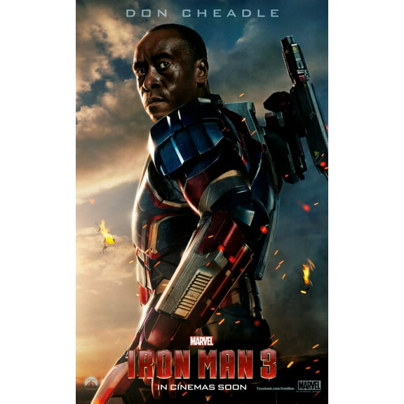 Ironman 3 Movie Poster 16in x 24in 16x24 #406370 Multi-Color Square Adults Western Graphic