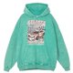 thumbnail image 2 of Sudadera con capucha retro desgastada con diseño de coches de carreras de Atlanta para hombre, estilo hip hop, informal, 100 % algodón, de gran tamaño, holgada, 2 of 4