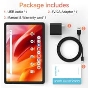 Digiland 10.1 inch 2026 Android Tablets with Octa-Core,10GB Ram 64GB Rom 256GB Expand, Adult Tablet with WiFi ,6000mAh Battery,GMS,Dual Camera,Widevine L1,Student Tablet Computer