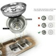 thumbnail image 4 of Grandest Birch Household Kitchen Bathroom Laundry Lavatory Sink Stopper Filter Plug Strainer Easy to Use Sink Strainer Practical S, 4 of 7