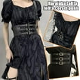 thumbnail image 4 of Harajuku Lolita Corset Women Fashion Punk Gothic Retro Wide Belt Outerwear Seal Waist B9P9 Z4Q7, 4 of 9