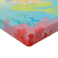 thumbnail image 2 of Ambesonne Ocean Fitted Sheet, Unusual Mermaid Shell, Twin Size, Coral Blue, 2 of 3