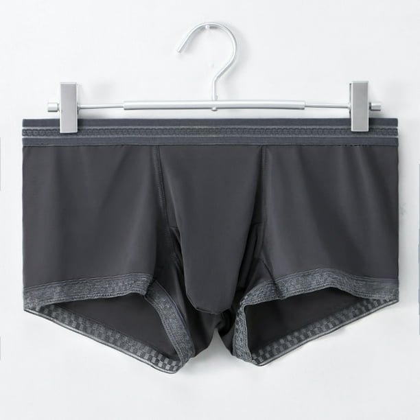 hoksml Mens Underwear Men Casual Fashion Solid Sexy Underwear