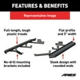 thumbnail image 2 of ARIES 2061035 AeroTread 5 x 73-Inch Black Stainless SUV Running Boards, Select GMC Acadia, Cadillac XT5 Fits select: 2017 GMC ACADIA LIMITED, 2 of 6