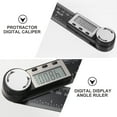 thumbnail image 3 of MEIBUTYUP Digital Display Angle Ruler Digital Protractor Black ABS 1Pack, 3 of 8