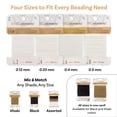 thumbnail image 5 of The Beadsmith S-Lon Beading Thread – White, Size 6 (0.4 mm), 18 Yds (16.4 m), Strong Stringing Cord, 5 of 6