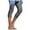 Q-1-Gray, variant on Mrat Women's Mid Capris Pants Cropped Leggings Capris for Women Waist Slim Elastic Capris for Women Stretch Capris Casual Summer Trousers Army Green M