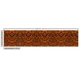 thumbnail image 2 of Ambesonne Safari Fabric by the Yard Upholstery, Jungle Tiger Skin Stripes, 1 Yard, Orange and Charcoal Grey, 2 of 4