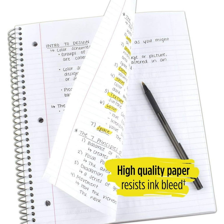 Lo Five Star Spiral Notebook 3 Subject College Ruled Paper 150 Sheets 11