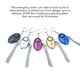 thumbnail image 4 of Llavero con alarma Injueey seguridad emergencia Portátil con luz LED, 4 of 6