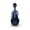 Blue, variant on Crossrock 4/4 Cello Case Lightweight Poly Carbon Composite with Backpack,wheels