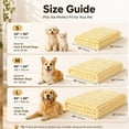 thumbnail image 7 of Yellow Emotional Support Pet Blanket, Ribbed Flannel Plush Throw for Dogs and Cats, Soft Washable Cover for Couch, Bed, Crate, 7 of 7