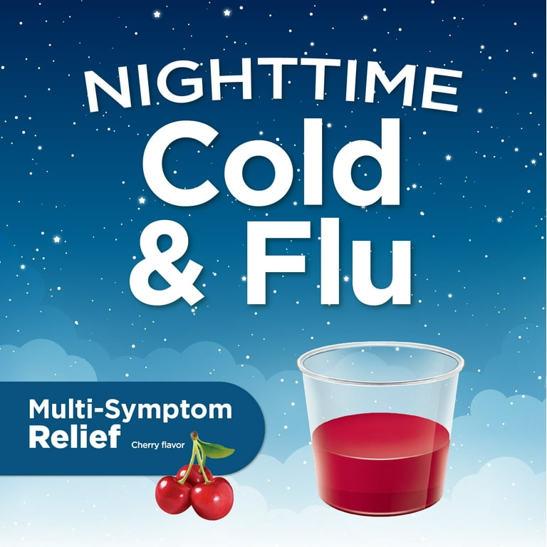 Equate Nighttime Severe Cold And Flu Relief, Max Strength,